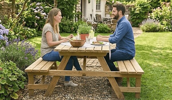 Outdoor folding bench project plan result
